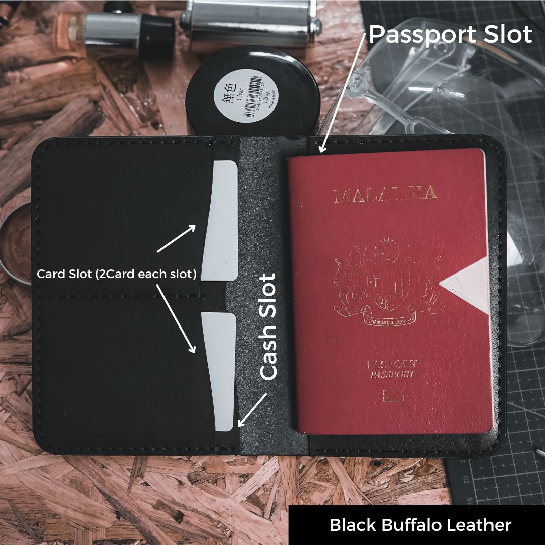 Genuine Leather Vaska Passport Holder